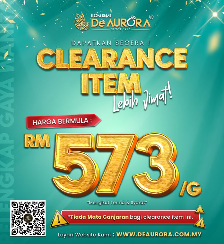 PROMOSI CLEARANCE ITEM !!