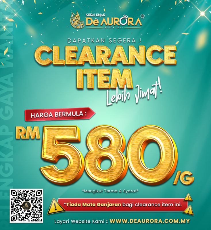 PROMOSI CLEARANCE ITEM !!