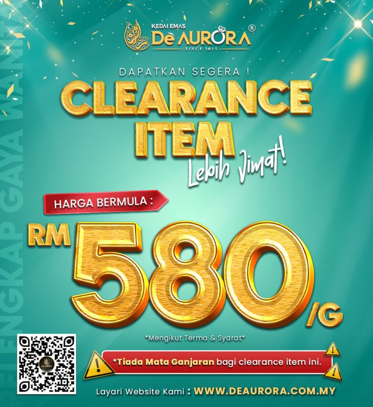 PROMOSI CLEARANCE ITEM !!