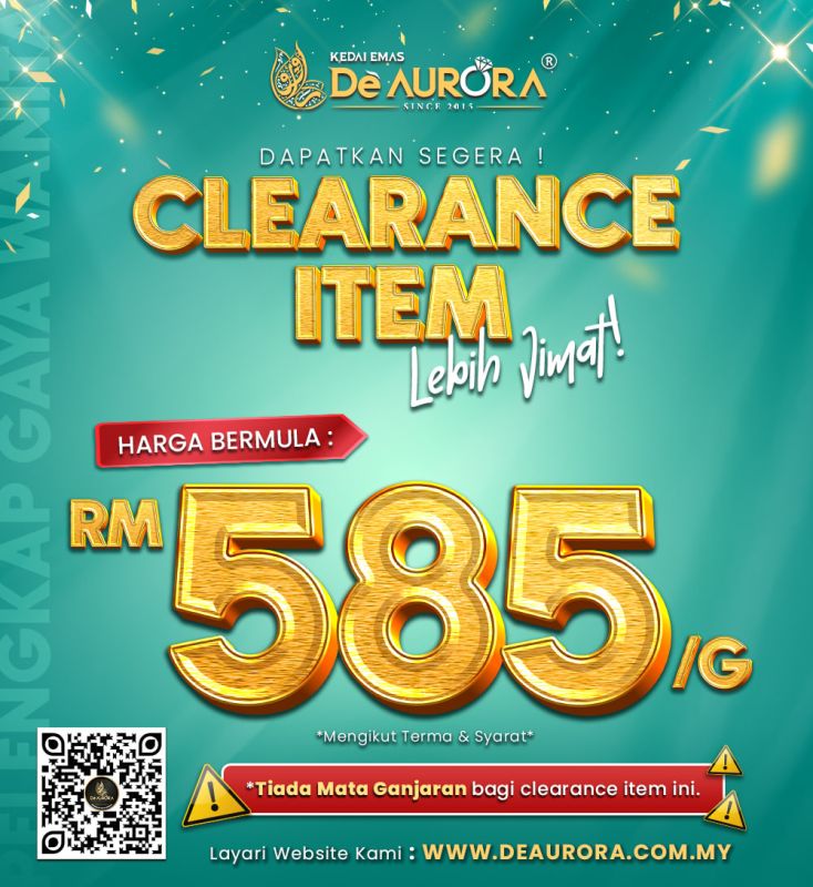 PROMOSI CLEARANCE ITEM !!