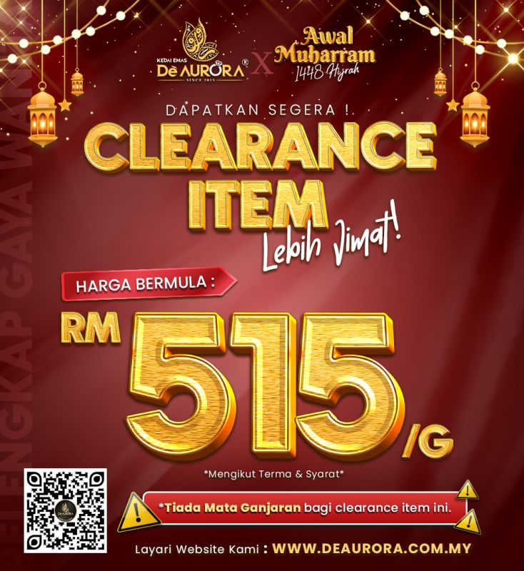 PROMOSI CLEARANCE ITEM !!