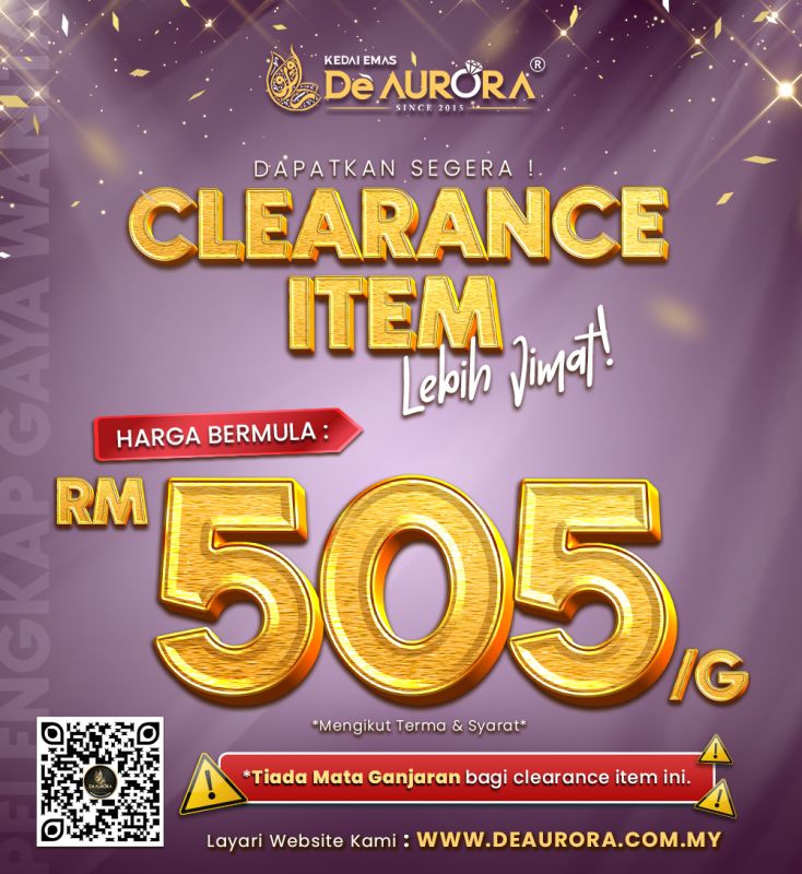 PROMOSI CLEARANCE ITEM !!