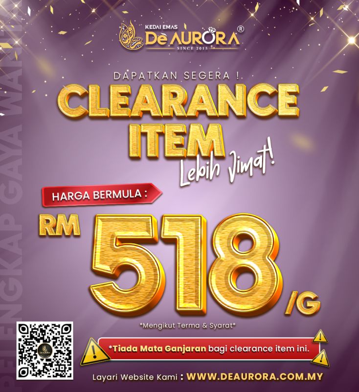 PROMOSI CLEARANCE ITEM !!