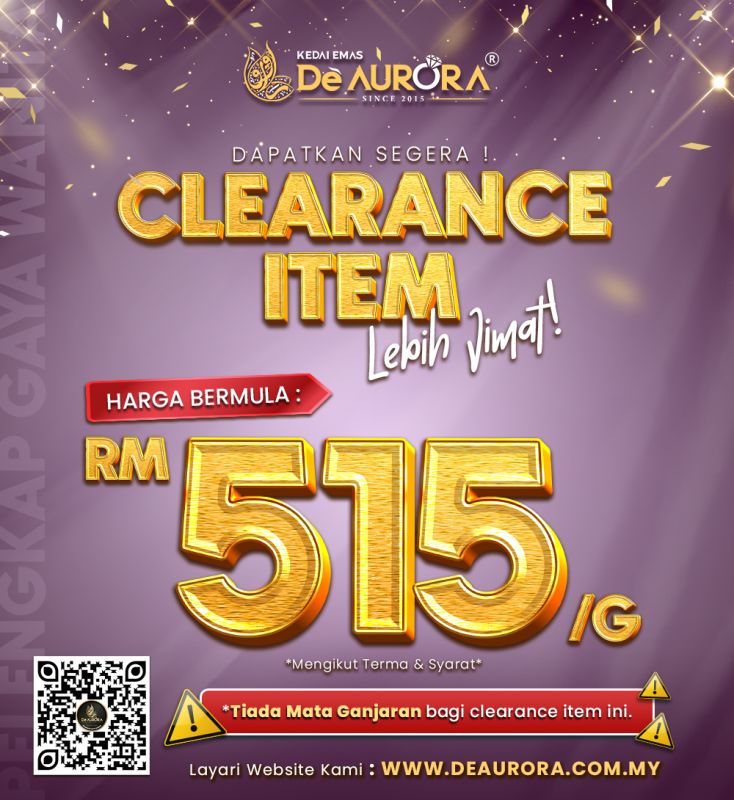 PROMOSI CLEARANCE ITEM !!