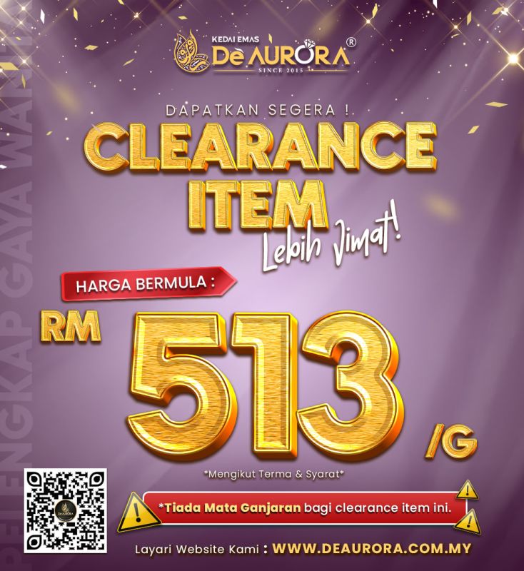 PROMOSI CLEARANCE ITEM !!