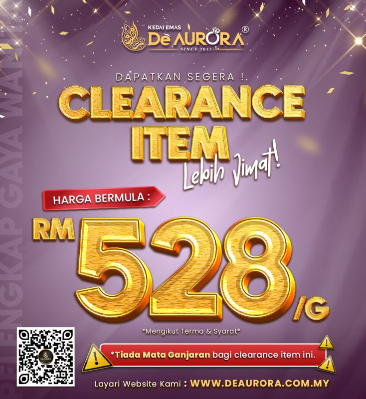 PROMOSI CLEARANCE ITEM !!