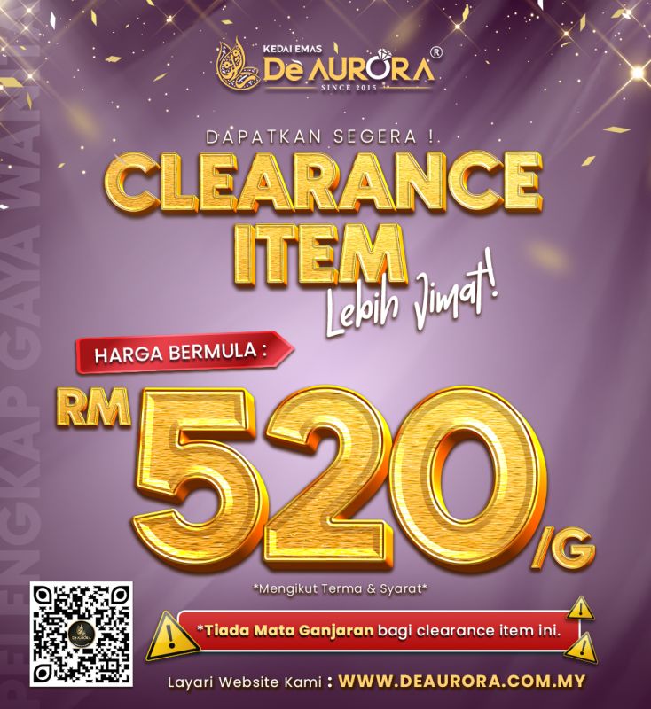 PROMOSI CLEARANCE ITEM !!