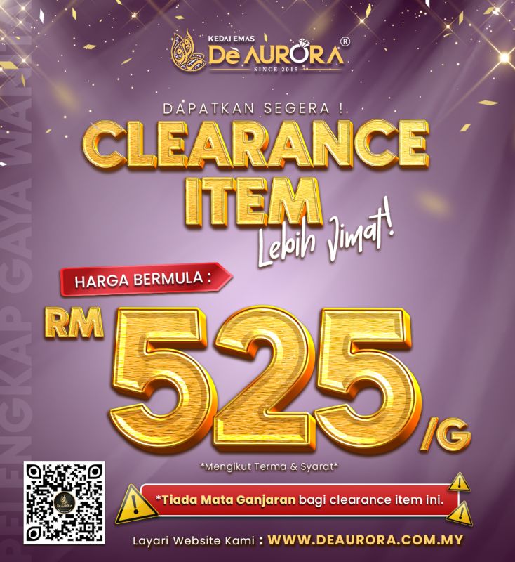 PROMOSI CLEARANCE ITEM !!
