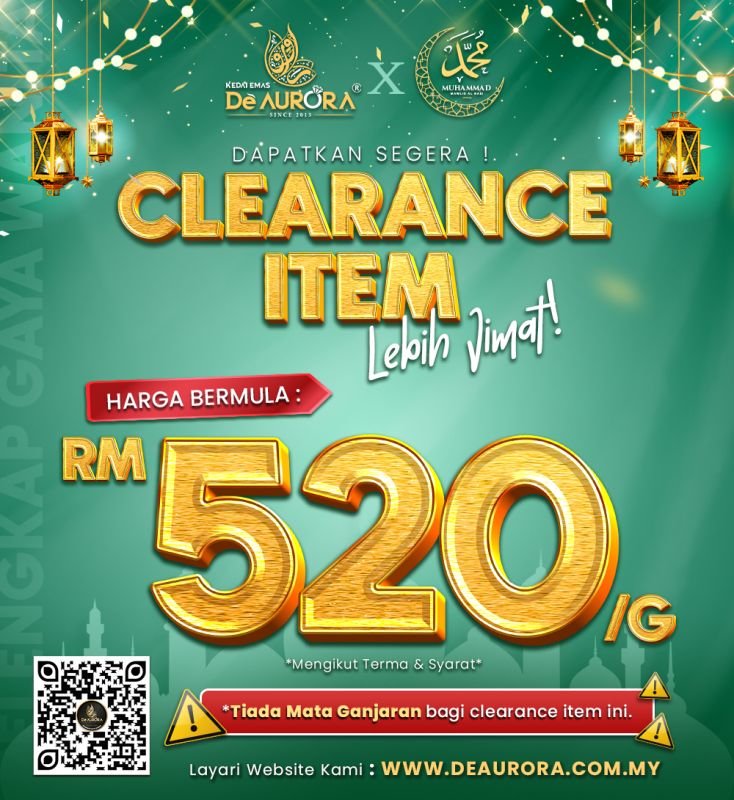 PROMOSI CLEARANCE ITEM !!