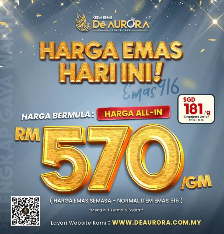 HARGA BERMULA RM570/G