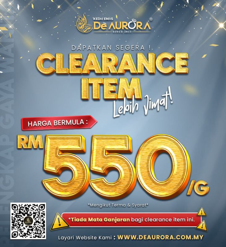PROMOSI CLEARANCE ITEM !!