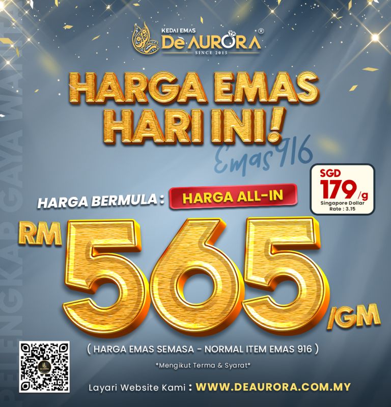 HARGA BERMULA RM565/G