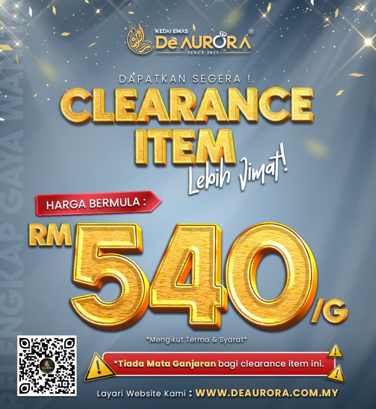 PROMOSI CLEARANCE ITEM !!