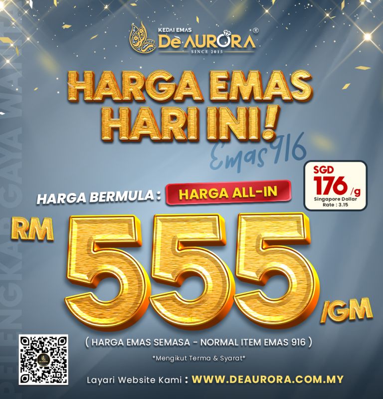 HARGA BERMULA RM555/G