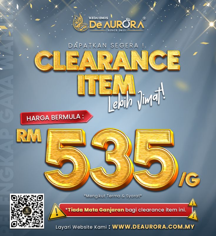 PROMOSI CLEARANCE ITEM !!