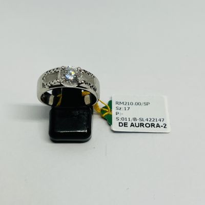 Cincin Perak 925 - BATU PUTIH