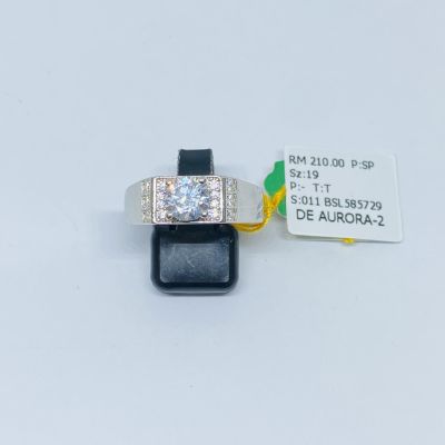 Cincin Perak 925 - BATU PUTIH