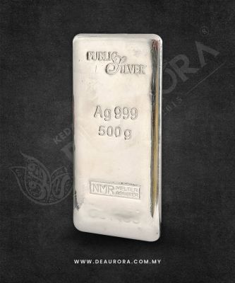 Silverbar Public Silver Bullion Bar 500g (Ag 999)